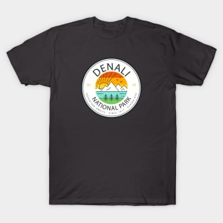 Denali National Park Retro Vintage T-Shirt